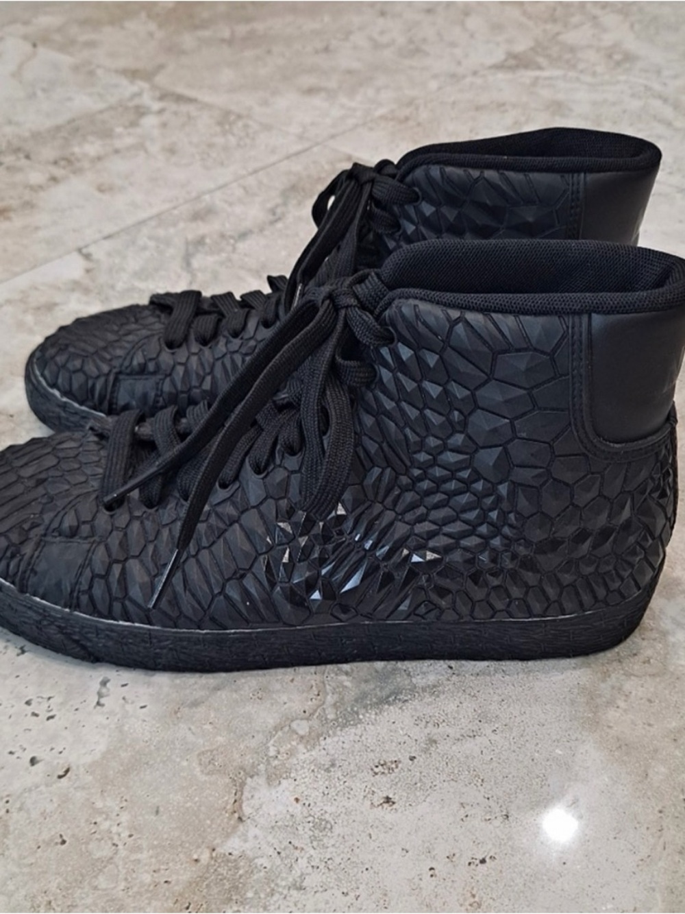 Women’s Nike Black blazer diamond sneakers
